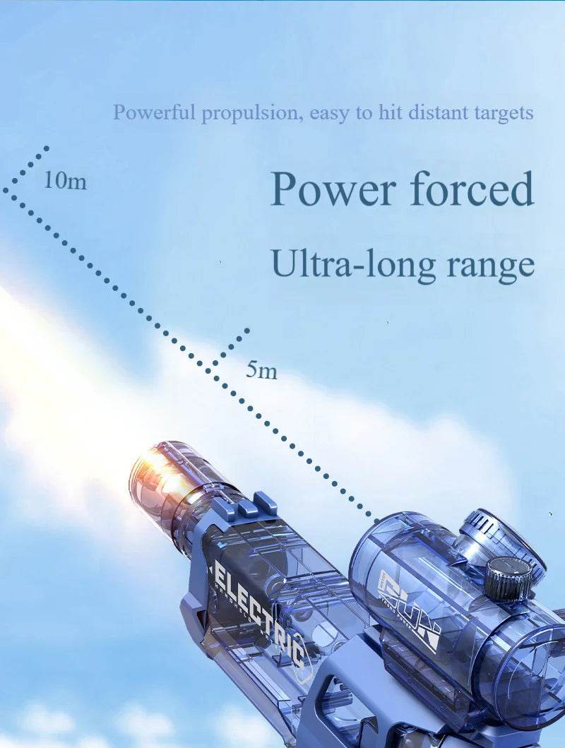 New Electric Water Gun With Light Sprays High-Pressure Toys - ToylandEU