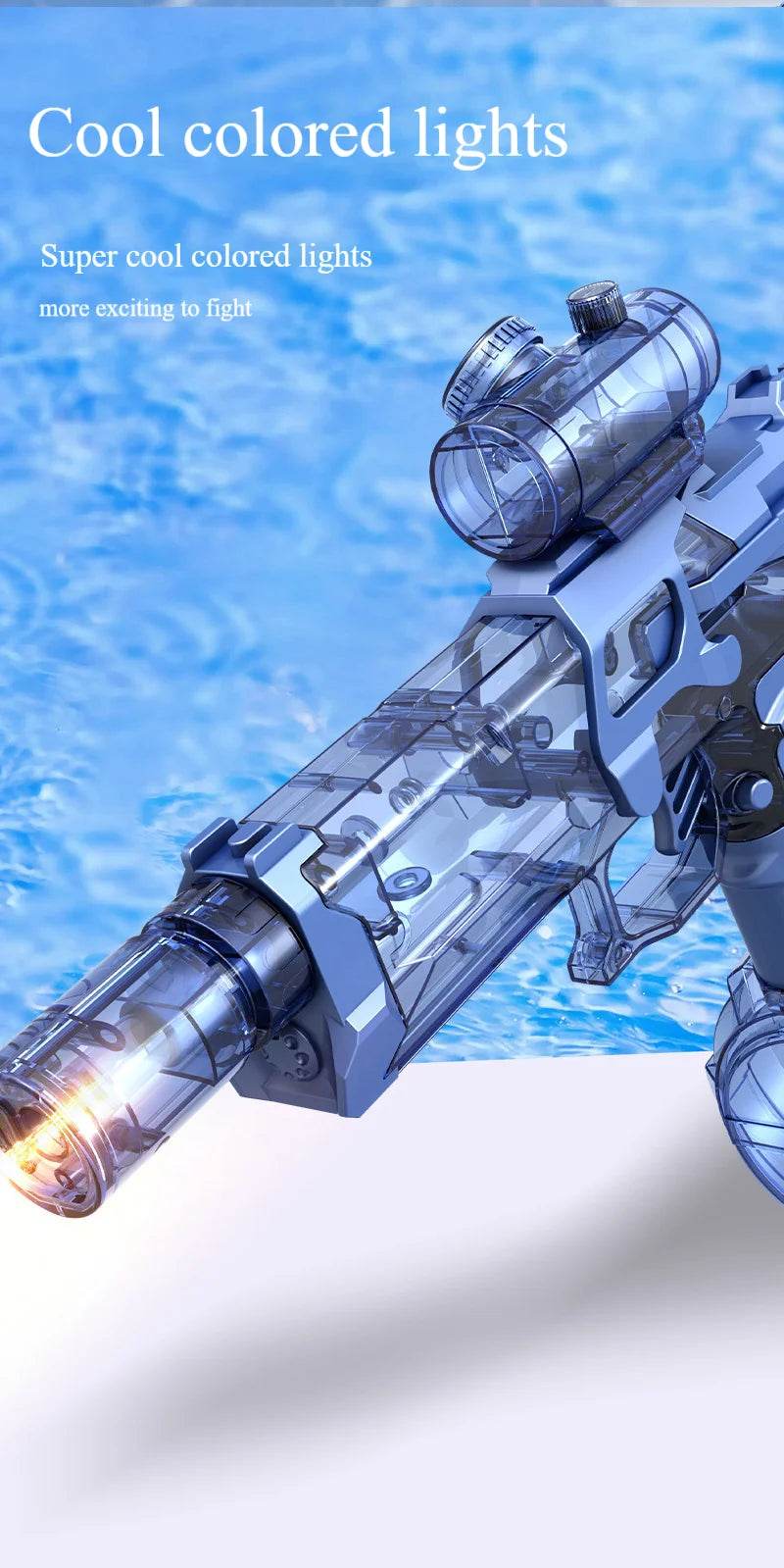 New Electric Water Gun With Light Sprays High-Pressure Toys - ToylandEU