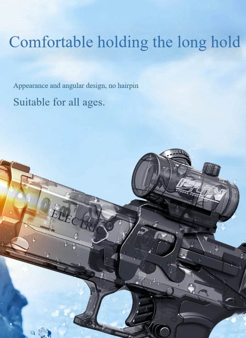New Electric Water Gun With Light Sprays High-Pressure Toys - ToylandEU