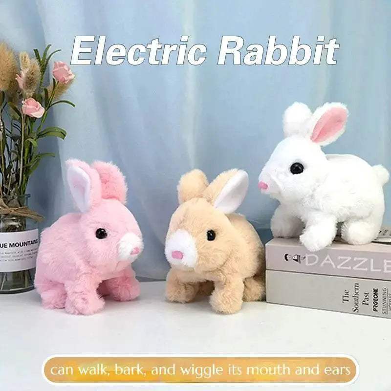 New Electronic Plush Rabbit Toy Robot Animal For Kids - ToylandEU