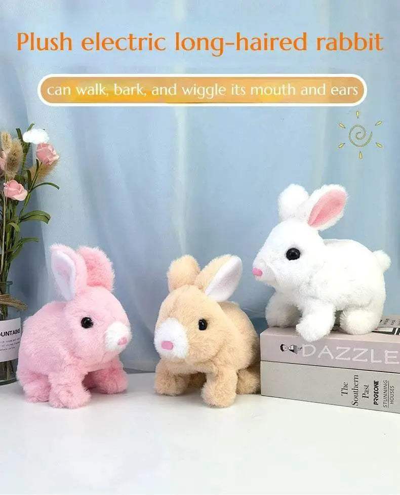 New Electronic Plush Rabbit Toy Robot Animal For Kids - ToylandEU