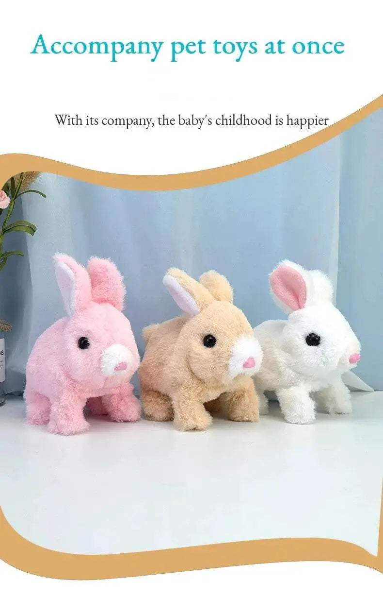 New Electronic Plush Rabbit Toy Robot Animal For Kids - ToylandEU