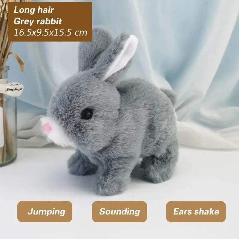 New Electronic Plush Rabbit Toy Robot Animal For Kids - ToylandEU