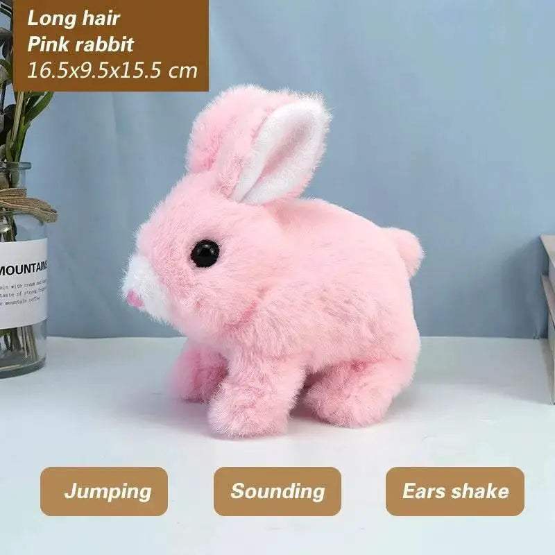 New Electronic Plush Rabbit Toy Robot Animal For Kids - ToylandEU