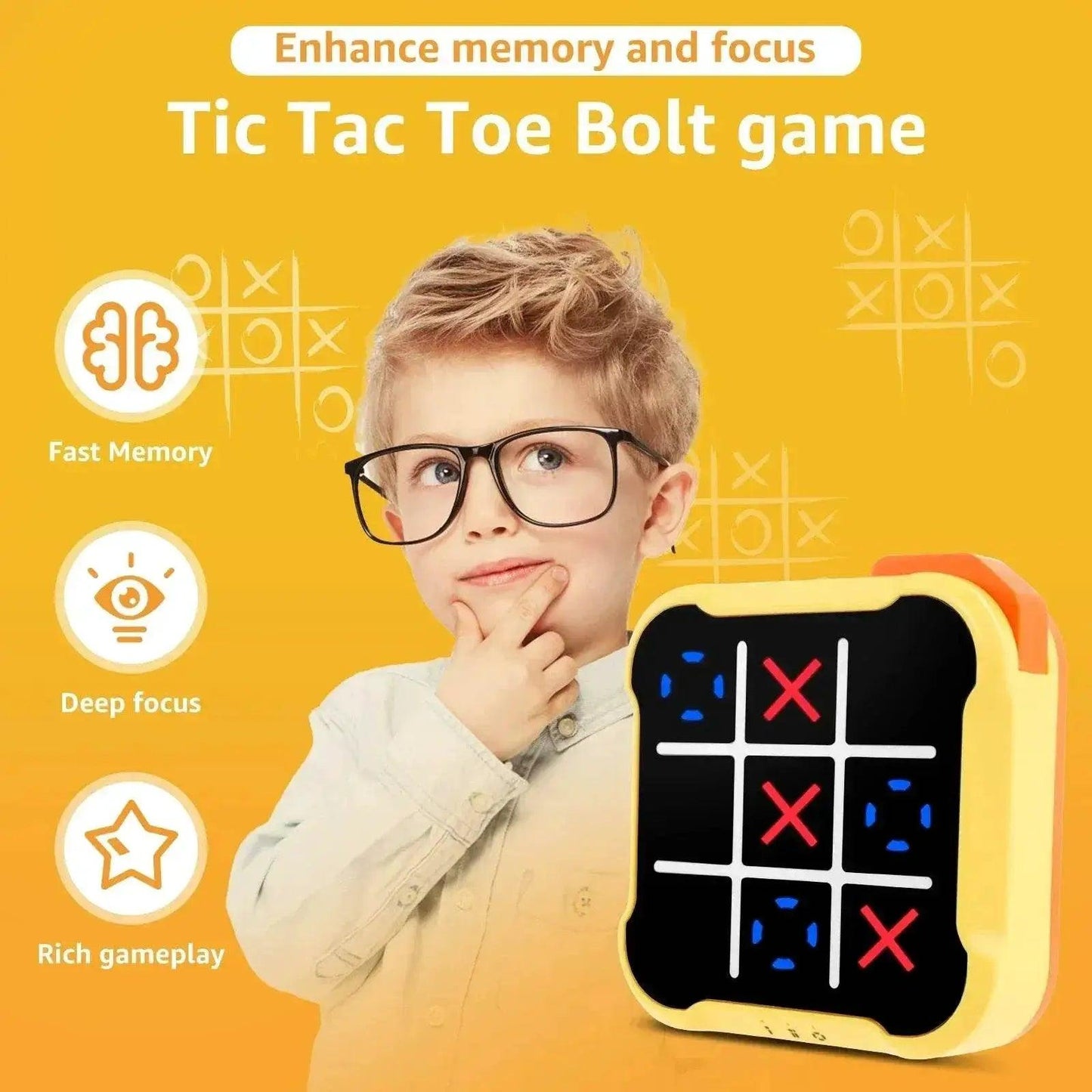  New Electronic TIC-TAC-TOE Game for Kids Portable Fun -  ToylandEU™