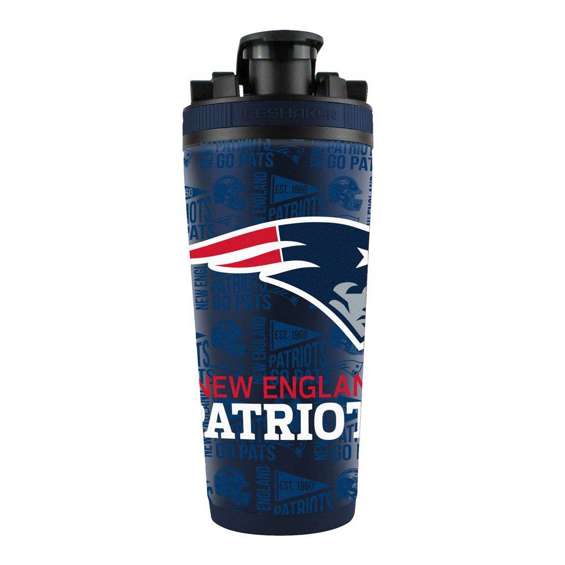 New England Patriots 26oz Stainless Steel Ice Shaker - ToylandEU