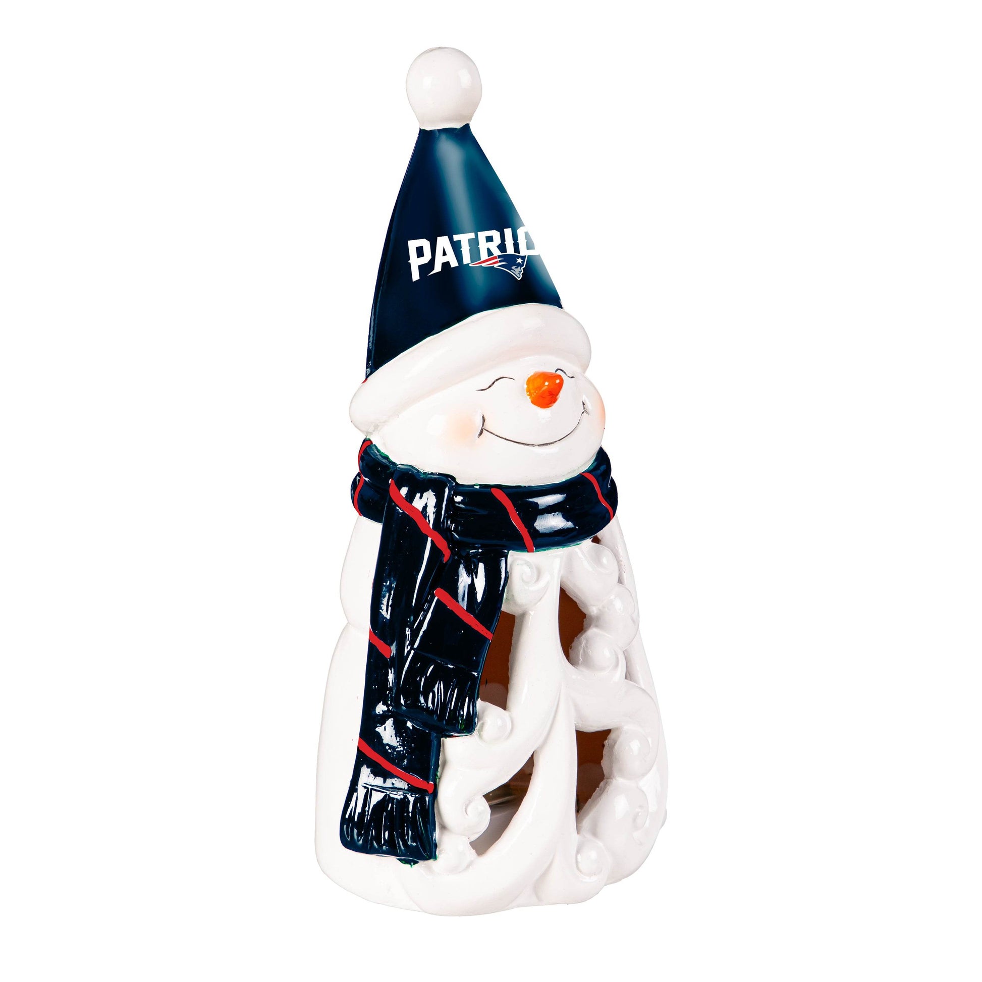 New England Patriots 8 Inch LED Snowman Statue Indoor Decor - ToylandEU