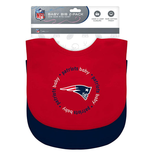 New England Patriots Baby Bibs 2 Pack Officially Licensed - ToylandEU