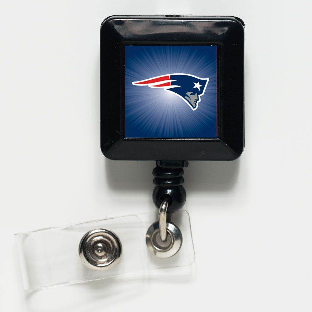 New England Patriots Badge Holder Retractable Square - ToylandEU