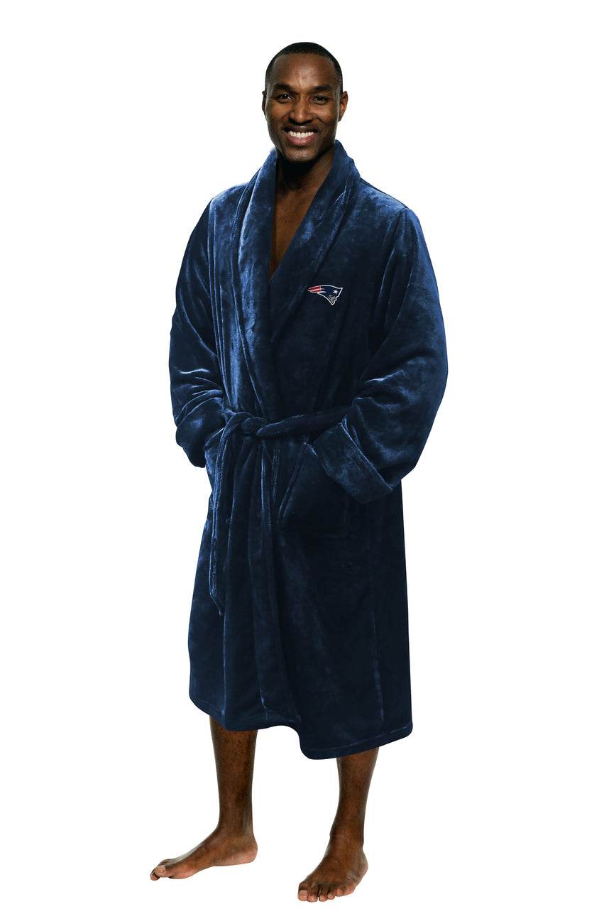 New England Patriots Bathrobe Size LXL Embroidered Logo - ToylandEU