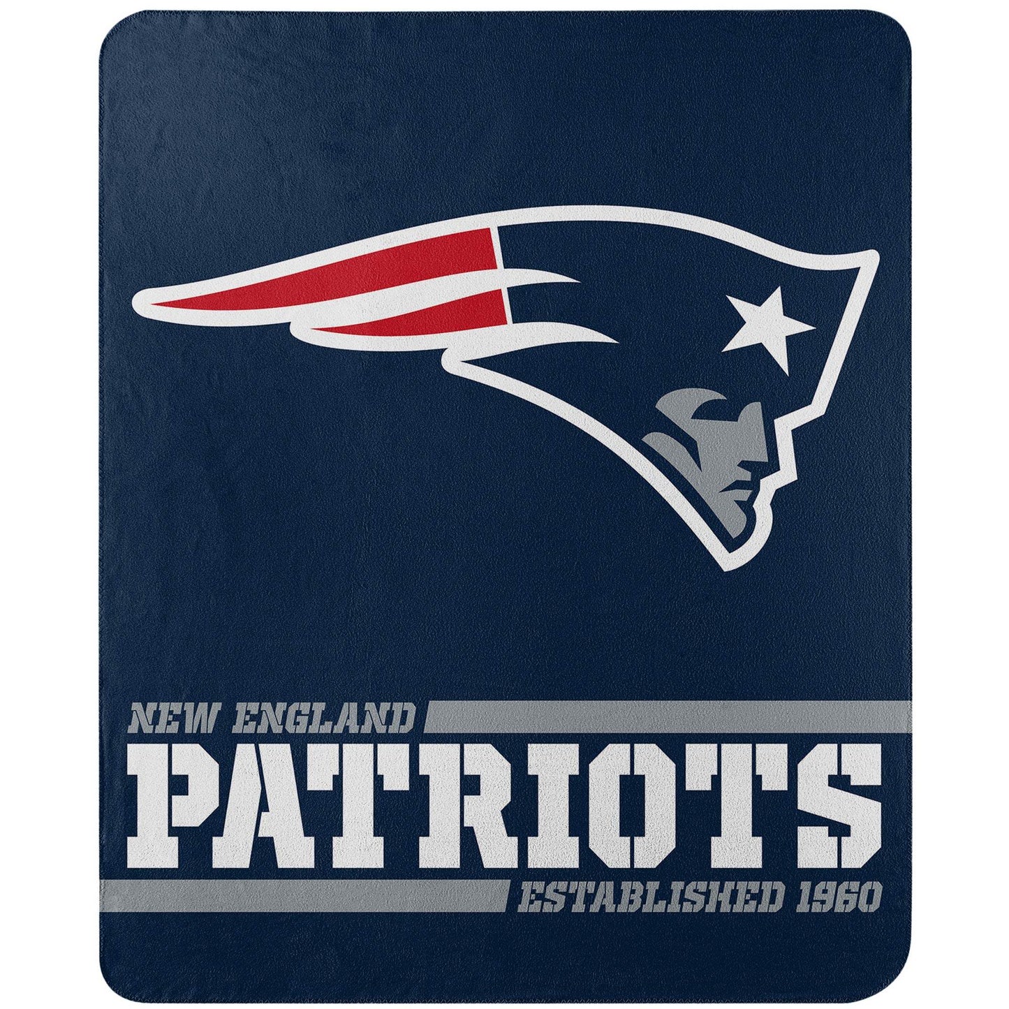 New England Patriots Blanket 50x60 Fleece Split Wide Design - ToylandEU