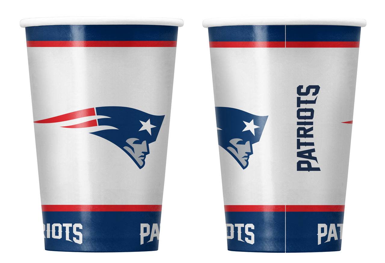New England Patriots Disposable Paper Cups For Parties - ToylandEU