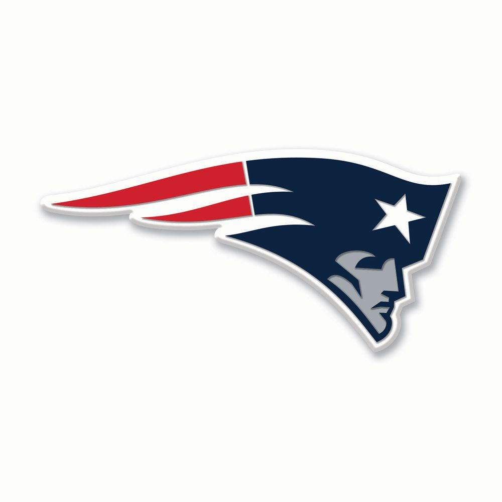 New England Patriots Flexible PVC Decal With Adhesive Back - ToylandEU
