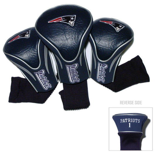 New England Patriots Golf Club 3 Piece Contour Headcover Set - ToylandEU