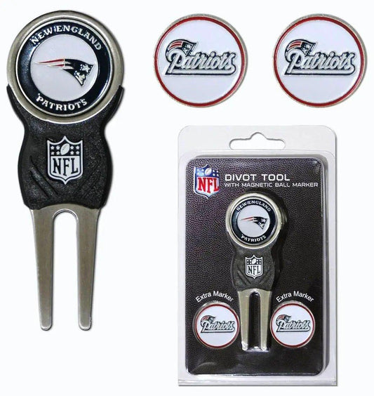  New England Patriots Golf Divot Tool with 3 Markers -  ToylandEU™