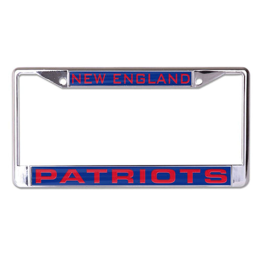 New England Patriots Inlaid Chrome License Plate Frame - ToylandEU