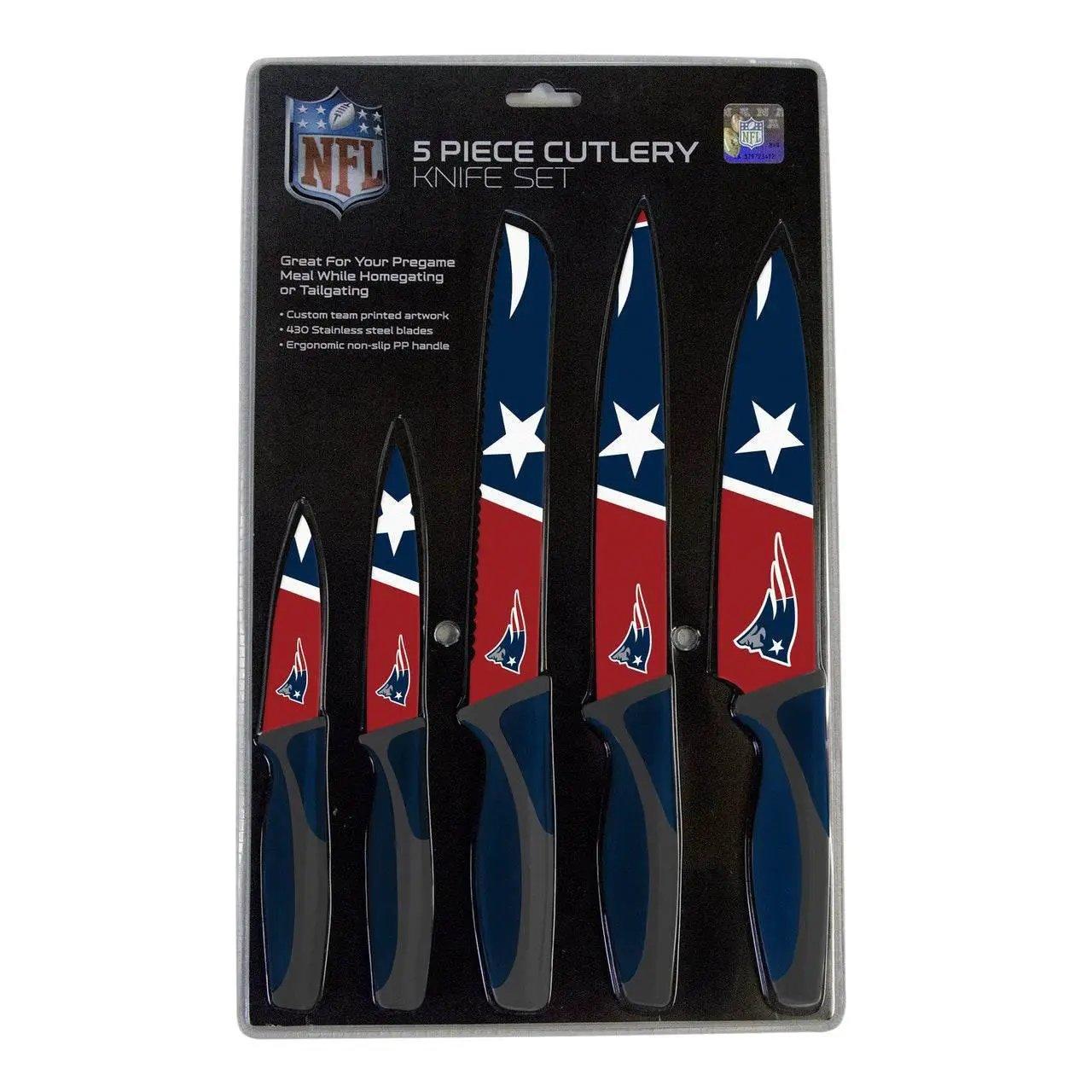 New England Patriots Knife Set Five Pack Kitchen Tools -  ToylandEU™