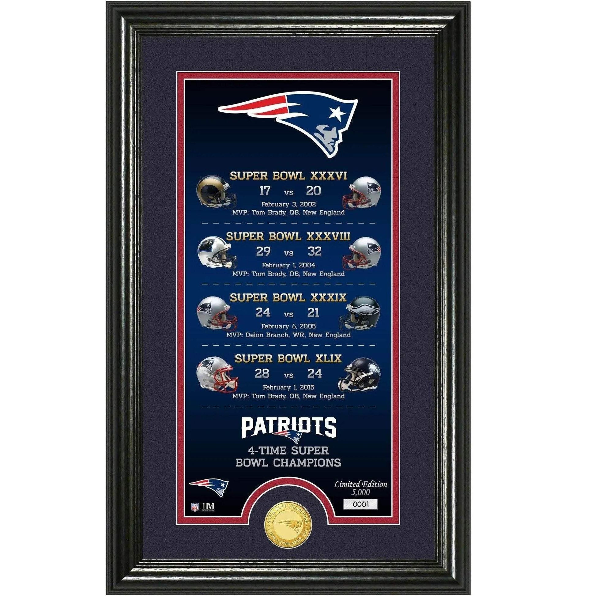  New England Patriots Legacy Bronze Coin Photo Mint Series -  ToylandEU™