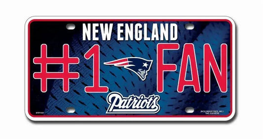  New England Patriots License Plate #1 Fan -  ToylandEU™
