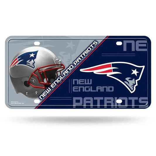  New England Patriots License Plate Aluminum Official -  ToylandEU™