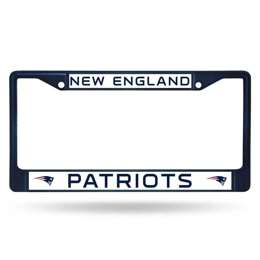  New England Patriots License Plate Frame Metal Navy -  ToylandEU™