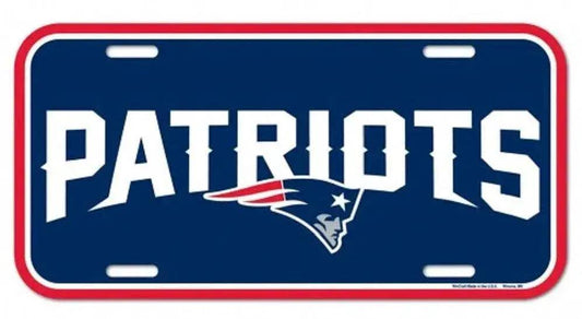  New England Patriots License Plate Plastic -  ToylandEU™