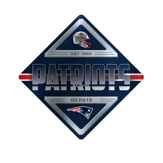 New England Patriots Metal Diamond Sign Rico Industries -  ToylandEU™