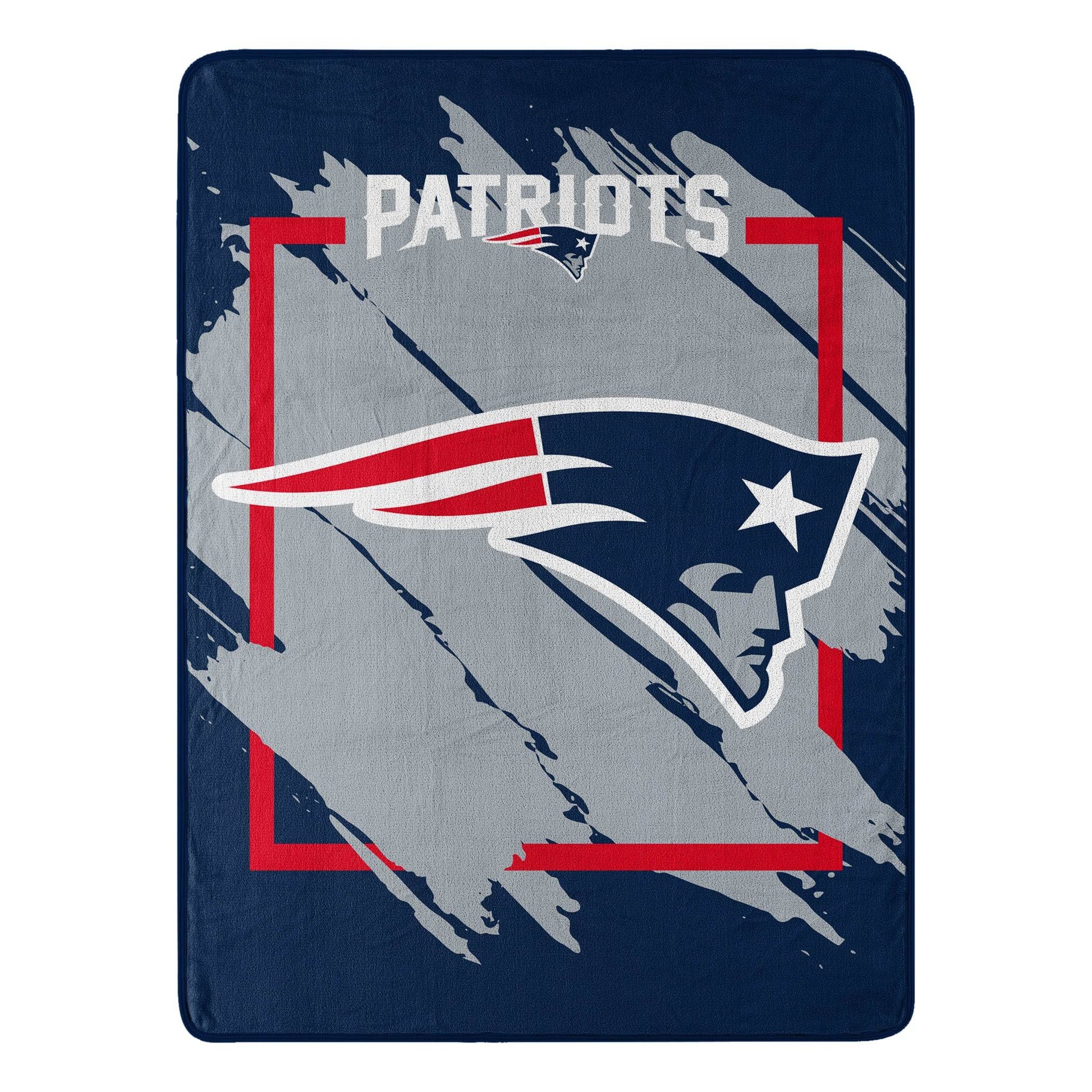 New England Patriots Micro Raschel Blanket 46x60 Dimensional - ToylandEU