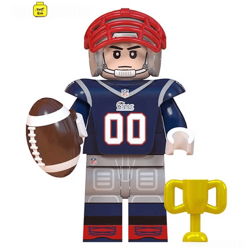 New England Patriots NFL Football Teams Lego Minifigures Custom Toys - Minifigure Toys
