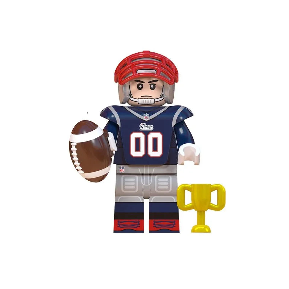 New England Patriots Figure Collectible Made From ABS Plastic For Fans Desk Display And Shelf - ToylandEU