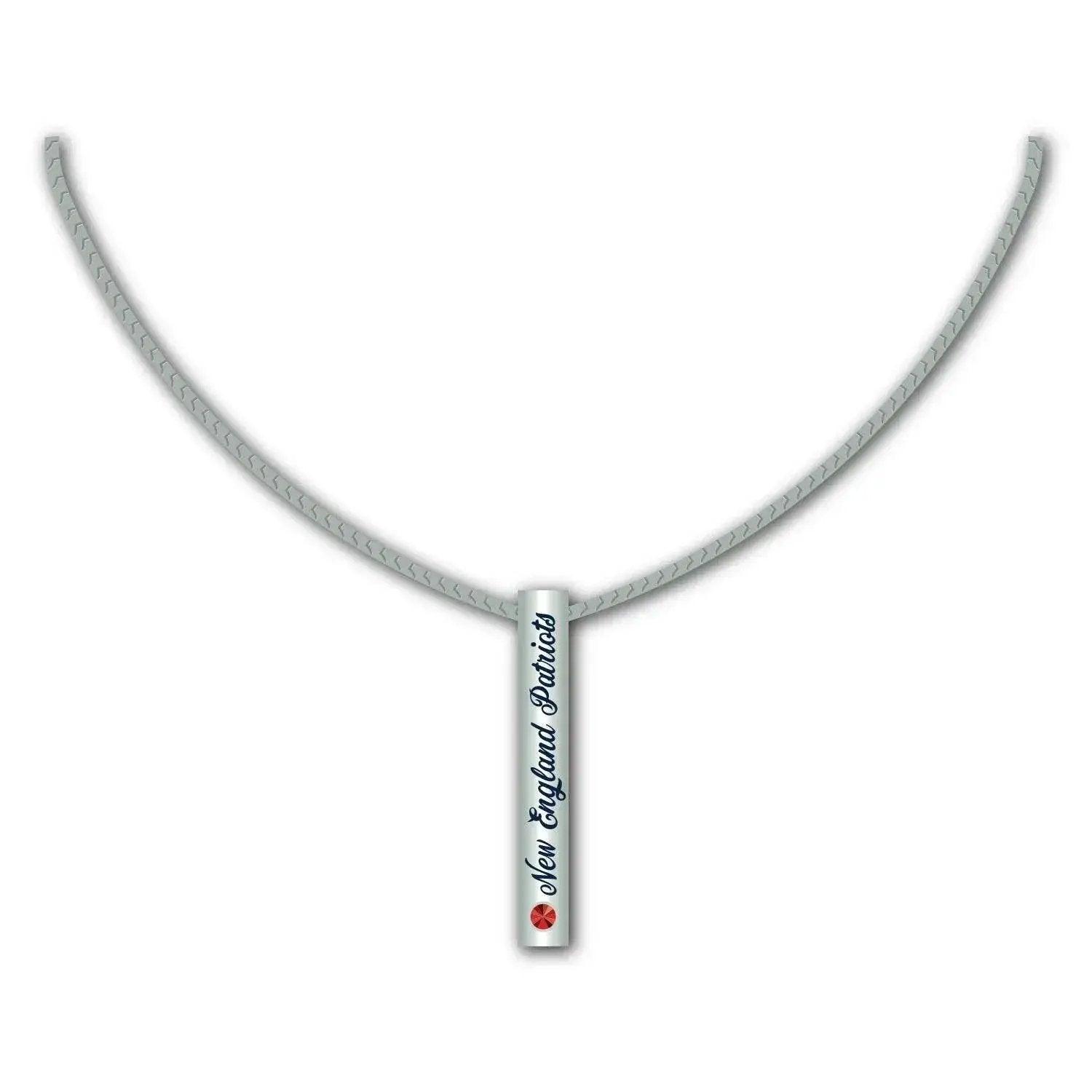  New England Patriots Necklace Silver Bar Pendant Gift -  ToylandEU™