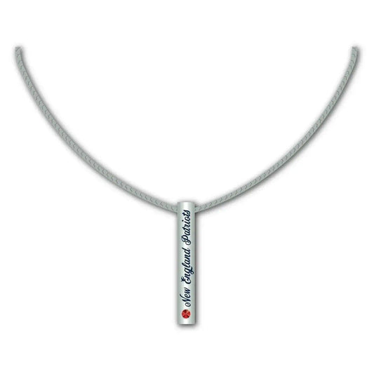  New England Patriots Necklace Silver Bar Pendant Gift -  ToylandEU™