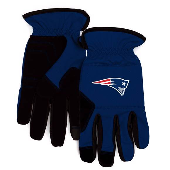 New England Patriots Padded Work Glove With Secure Grip - ToylandEU