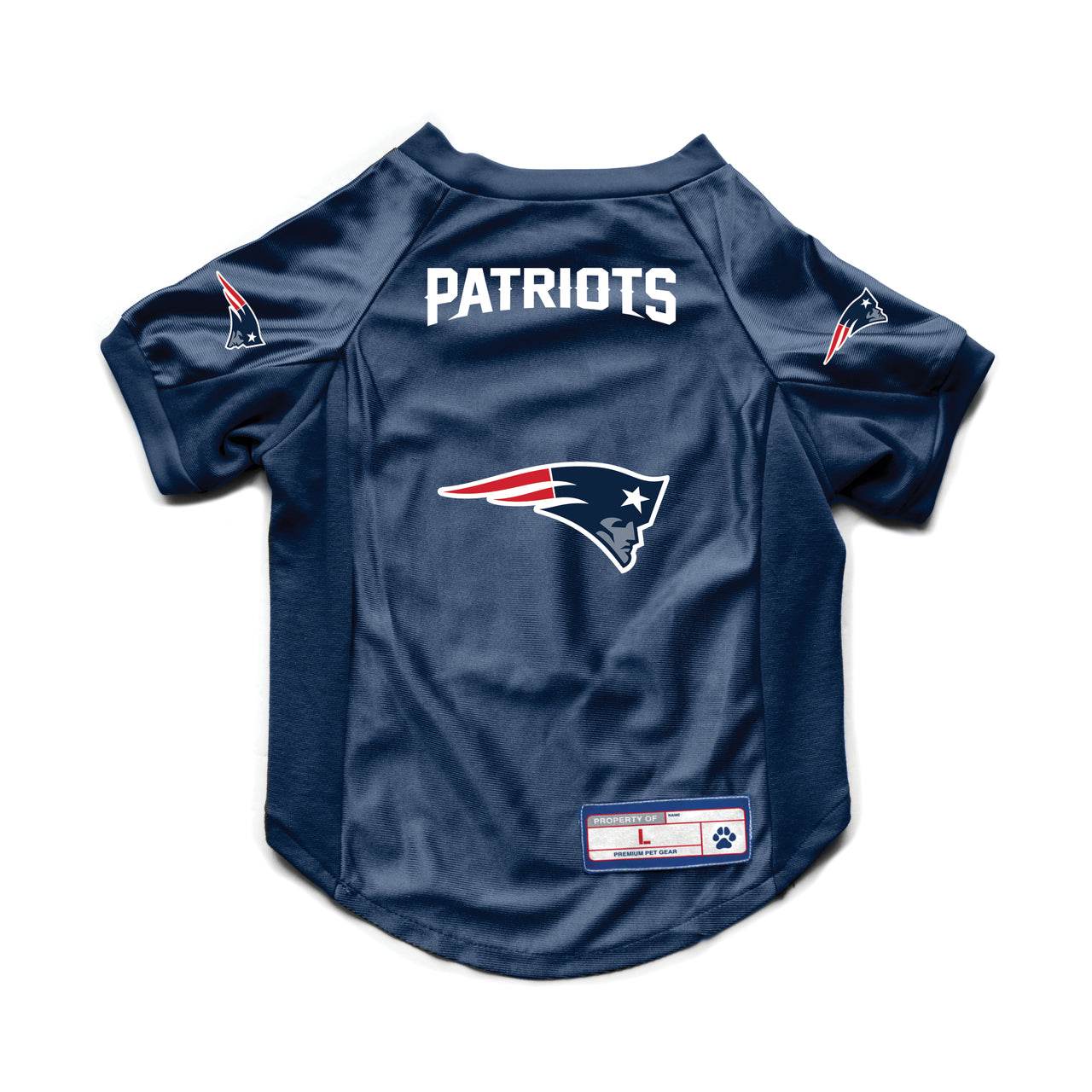 New England Patriots Pet Jersey Stretch Dazzle Fabric XL - ToylandEU