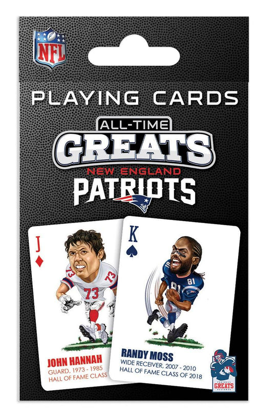 New England Patriots Playing Cards All Time Greats - ToylandEU