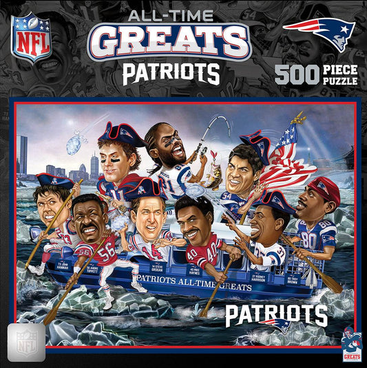 New England Patriots Puzzle 500 Piece All Time Greats - ToylandEU
