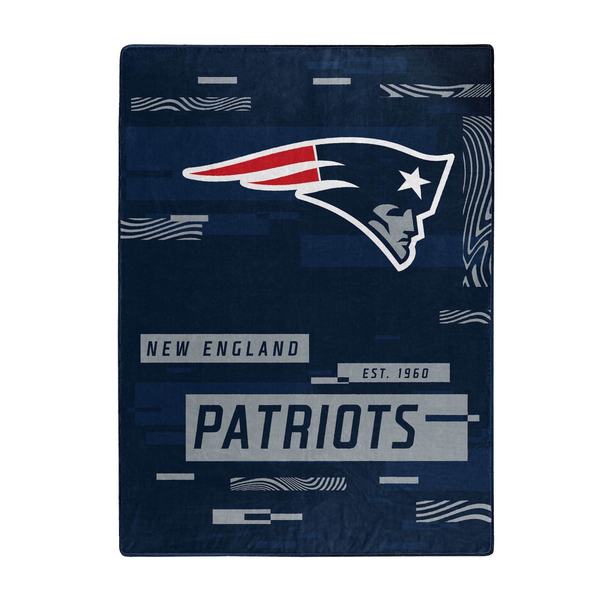 New England Patriots Raschel Throw Blanket Digitize Design - ToylandEU