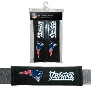  New England Patriots Seat Belt Pads CO Set Of 2 Velour -  ToylandEU™