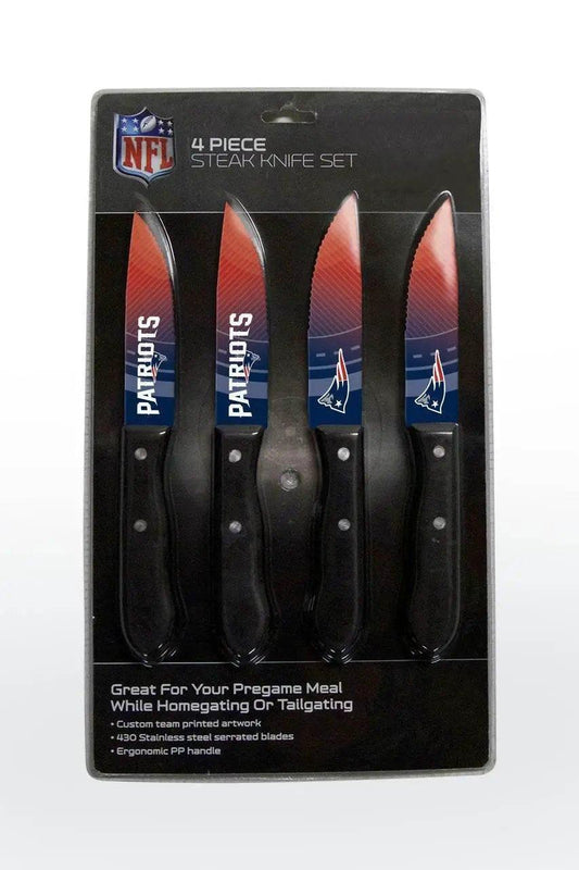  New England Patriots Stainless Steel Knife Set 4 Pack -  ToylandEU™