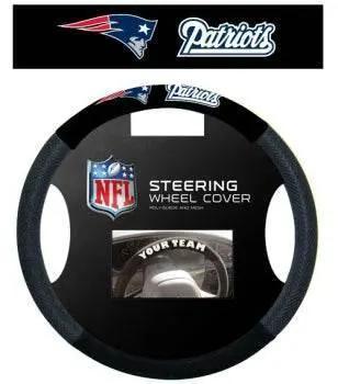  New England Patriots Steering Wheel Cover Mesh Style CO -  ToylandEU™