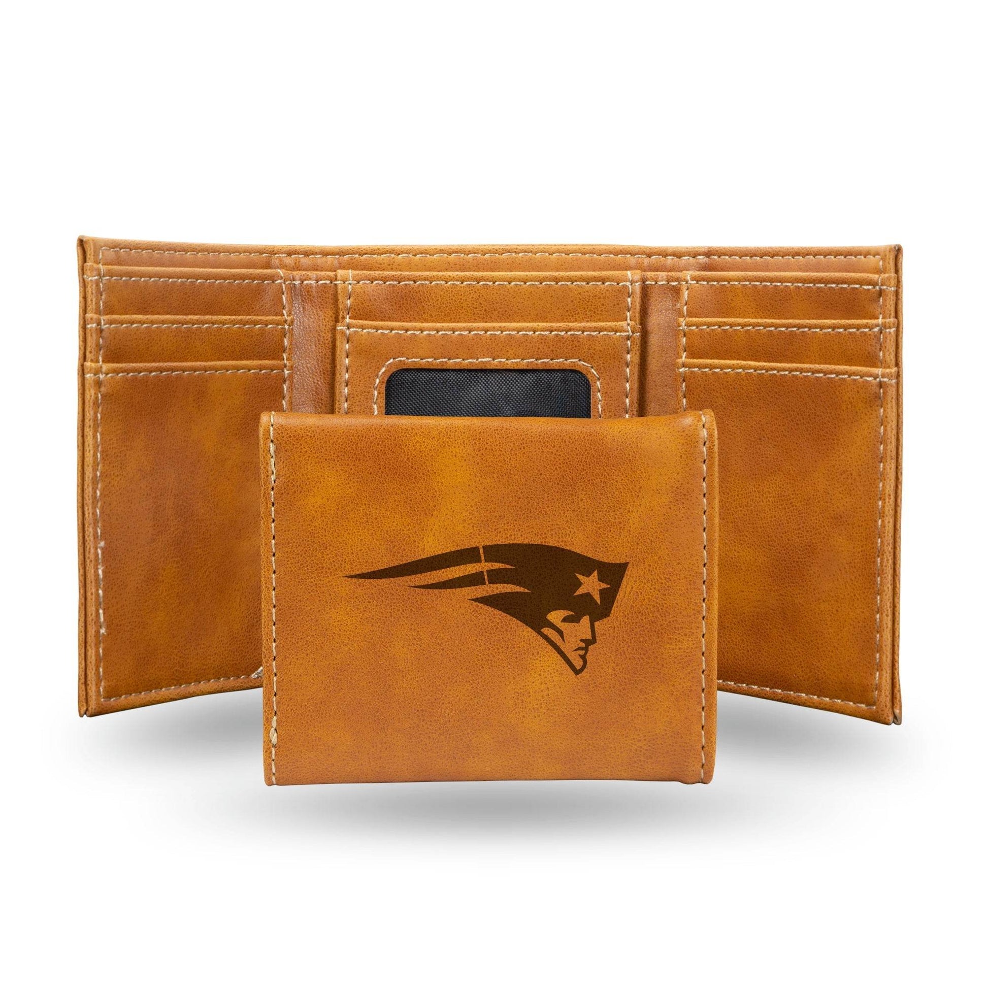 New England Patriots Trifold Wallet Laser Engraved Gift - ToylandEU