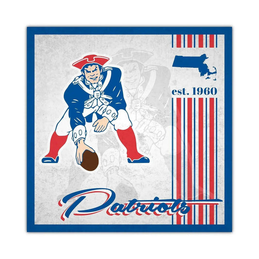  New England Patriots Wood Sign 10x10 Album Decor For Home -  ToylandEU™