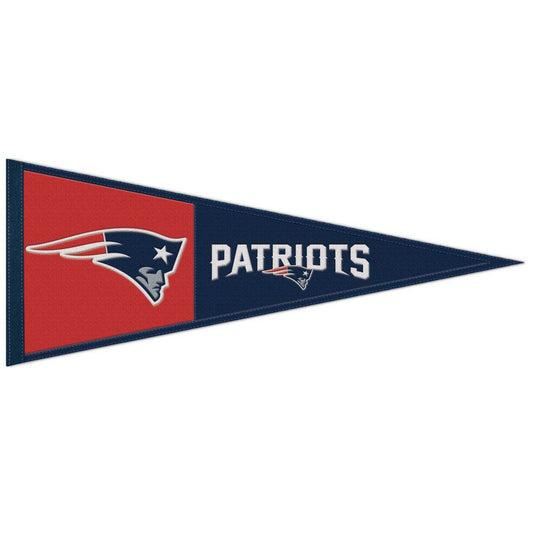 New England Patriots Wool Pennant 13x32 Inches Memorabilia - ToylandEU