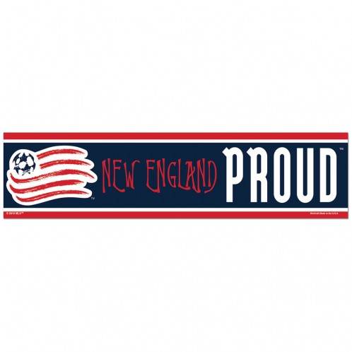 New England Revolution Decal 3x12 Bumper Strip Style - ToylandEU