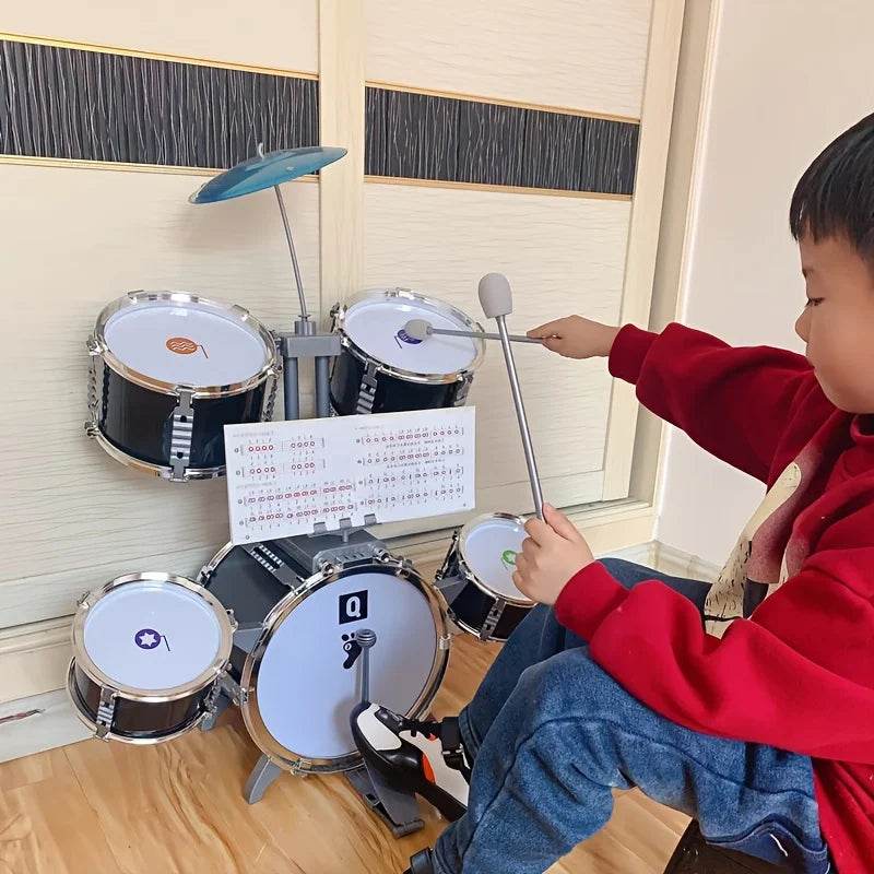 New European And American Children's Rock Drum Instrument Toy Set - ToylandEU