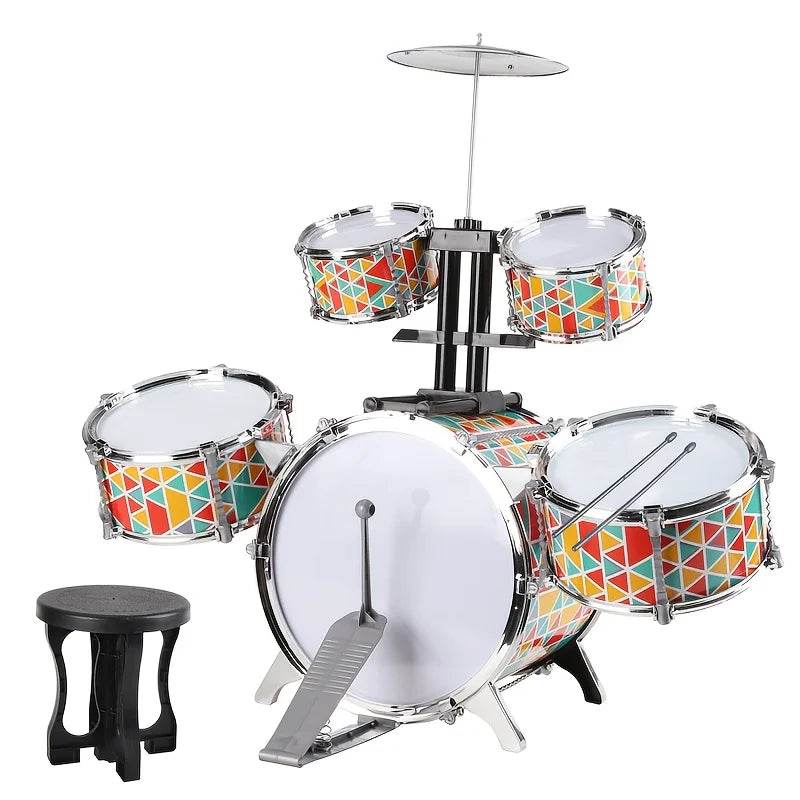 New European And American Children's Rock Drum Instrument Toy Set - ToylandEU