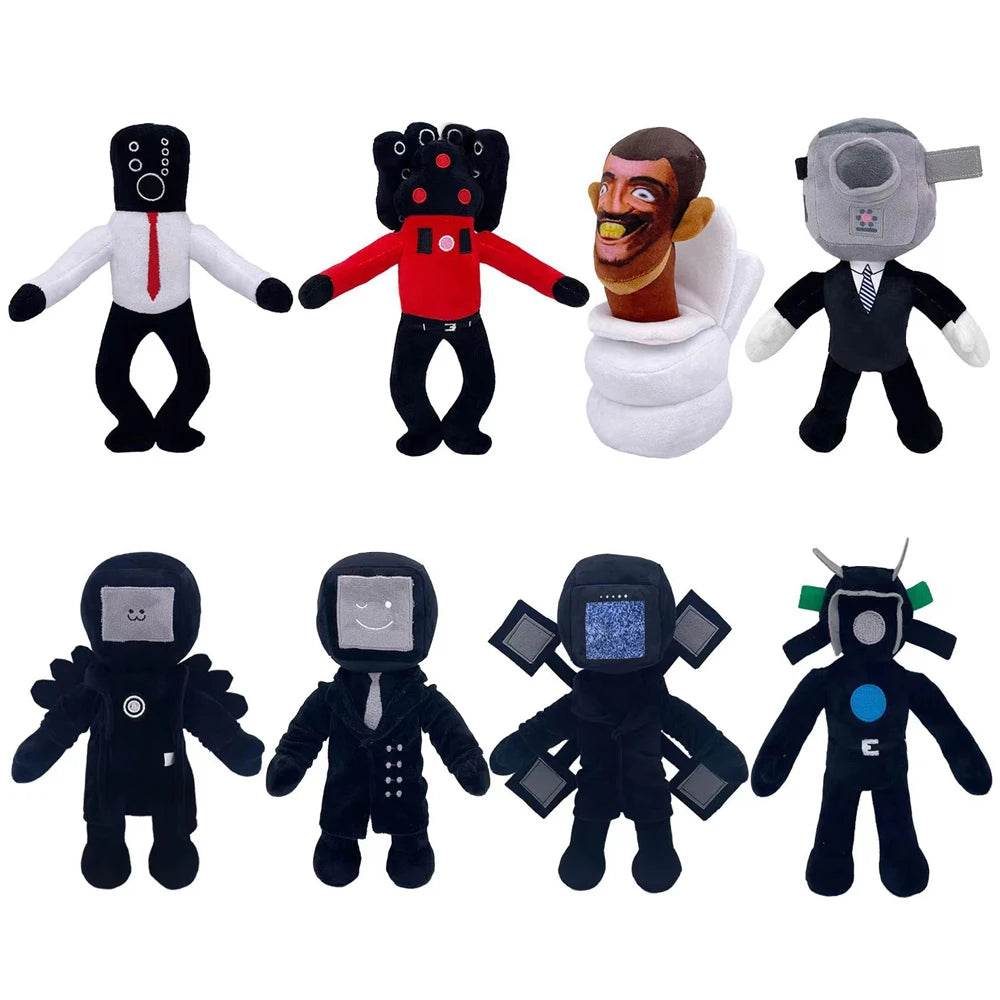 New Funny Skibidi Toilet Plush Toy Cartoon Dolls Speakerman Soft Stuffed Doll Gift for Kid - ToylandEU