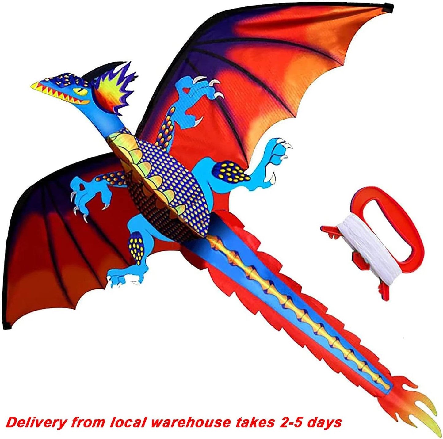 New High Quality Classical Dragon Kite 140cm x 120cm - ToylandEU