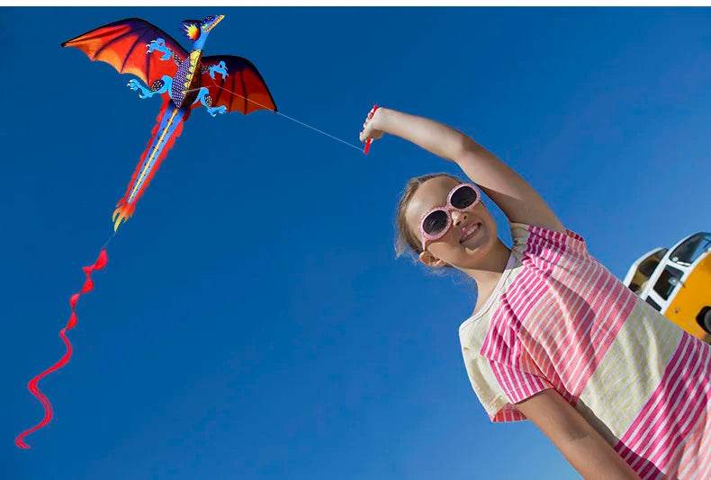New High Quality Classical Dragon Kite 140cm x 120cm - ToylandEU