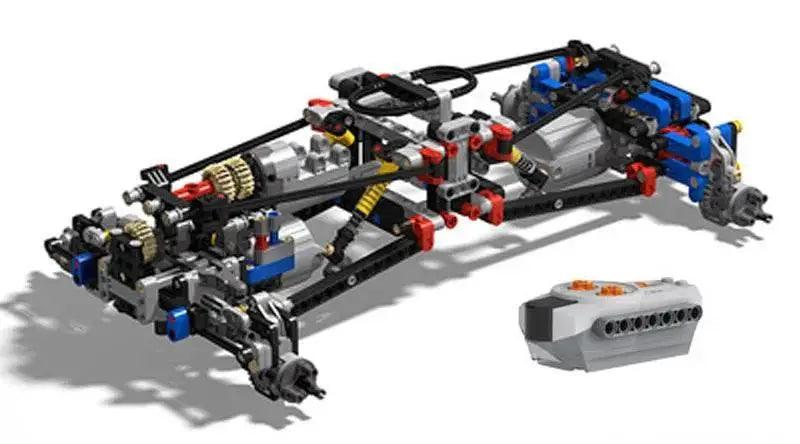  New High-Tech 4WD Off-Road Suspension System MOC Kits Building Bricks MOC -  ToylandEU™
